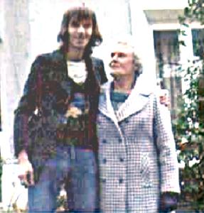 Nicky Hopkins with his mother