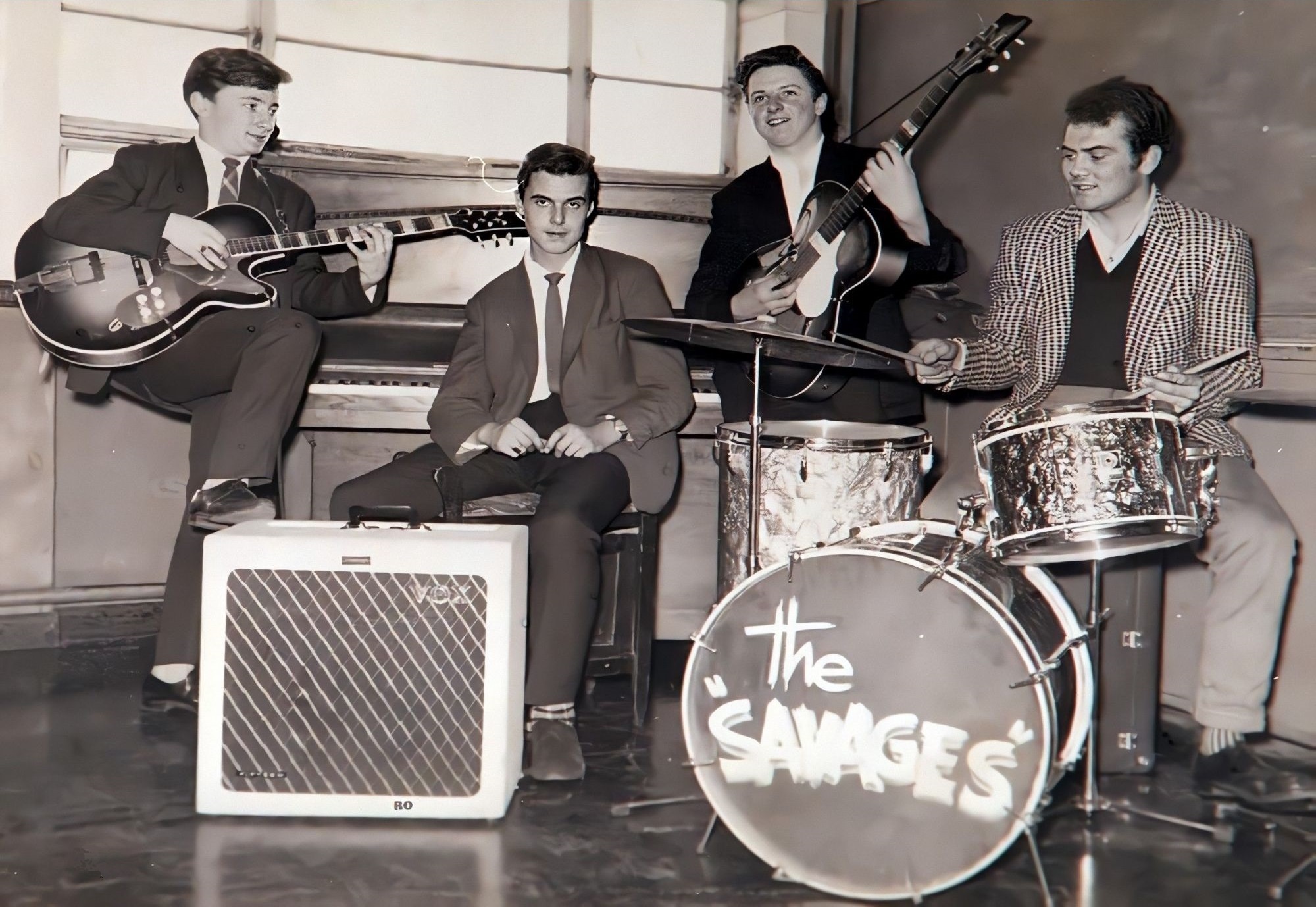 Nicky Hopkins with the Savages in 1960